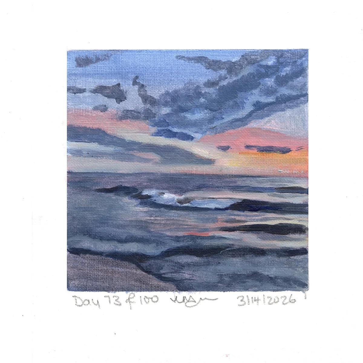 Day 73 of 100: "Shoreline"