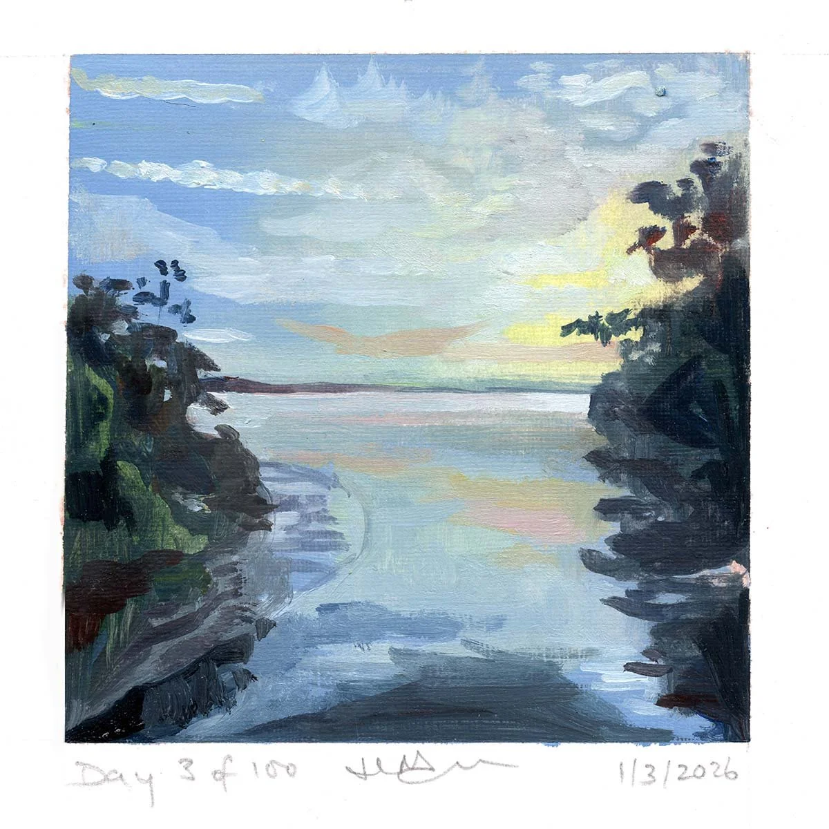 Day 3: "Estuary Sunrise"