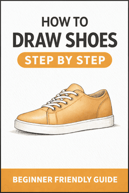 how to draw shoes step by step