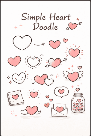 Simple Heart Doodle