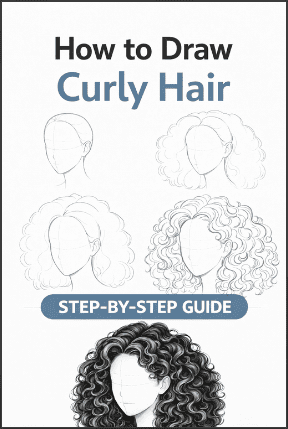 How to Draw Curly Hair Step by Step for Beginners?