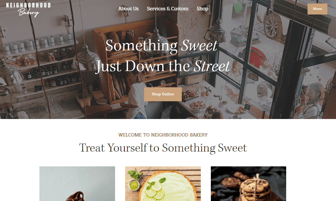The Best Squarespace Template for a Bakery in 2023