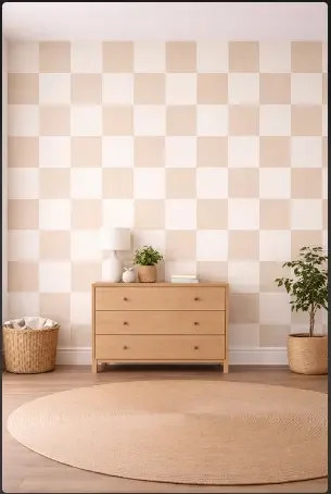 Checkerboard Pattern Wall