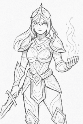 Fantasy Armor With Magical Details