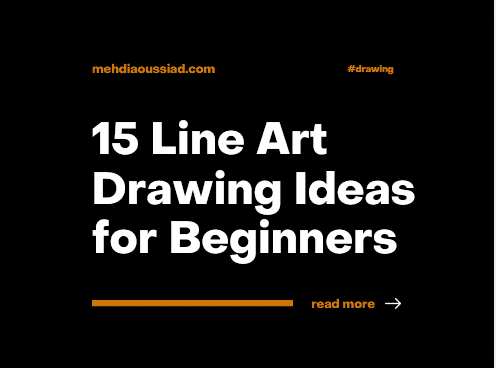 15 Line Art Drawing Ideas for Beginners and Artists