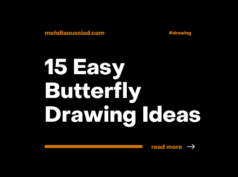 15 Easy Butterfly Drawing Ideas for Beginners