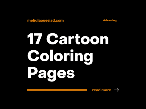 17 Cartoon Coloring Pages Free Printables