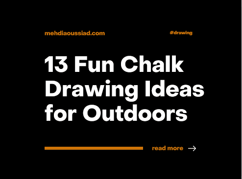 13 Fun Chalk Drawing Ideas for Outdoor Art
