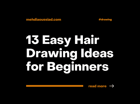 13 Easy Hair Drawing Ideas for Beginners