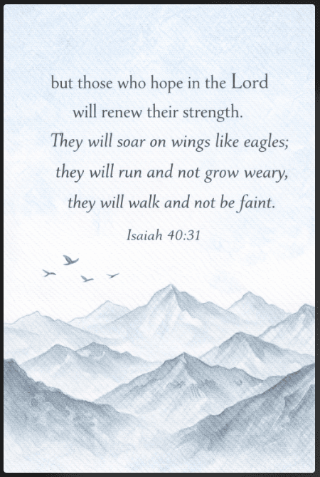 Mountain Landscape with Isaiah