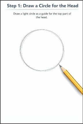 Draw a Circle for the Head