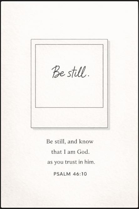 Polaroid Frame with Psalm