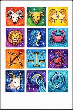 Zodiac Symbol Art