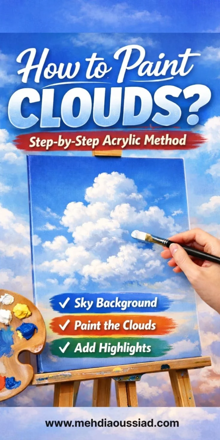 how to paint clouds