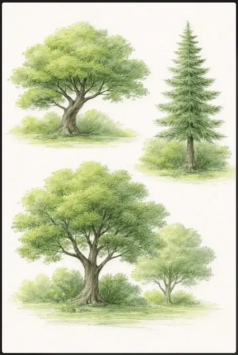 Trees Using Value Masses Instead of Detail