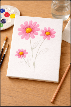 How to Paint Flowers Step by Step for Beginners?