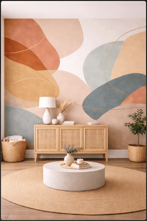 Abstract Wall Painting