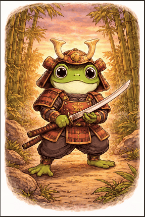 Samurai Frog