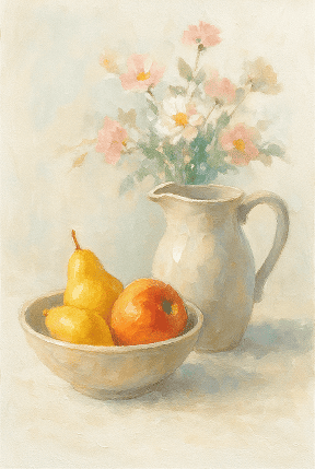 Still Life Acrylic Painting Ideas On Canvas