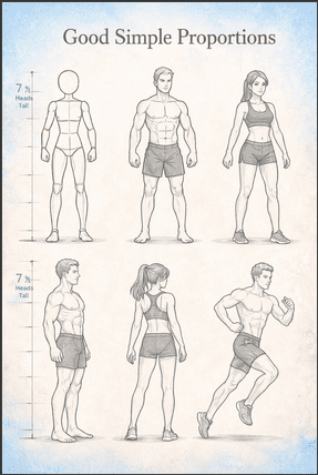 example of body proportions