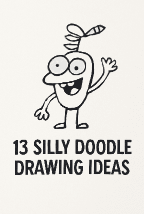 Silly doodle drawing ideas