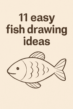 easy fish drawing ideas
