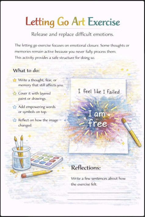 Letting Go Art Exercise