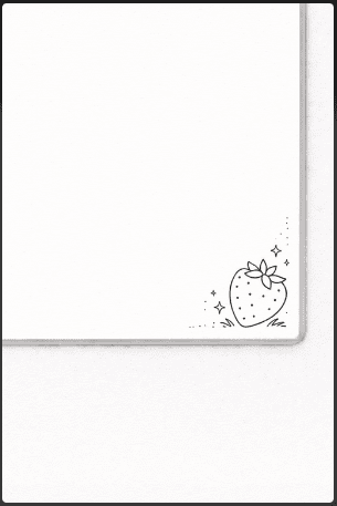 Strawberry Corner Doodle