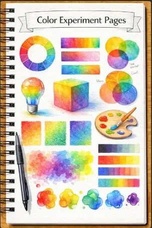 Color Experiment Pages