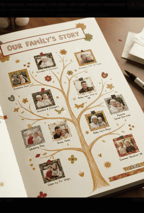 family tree drawing project ideas