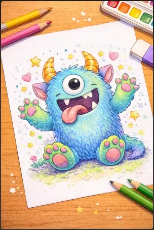 Draw a Funny Monster