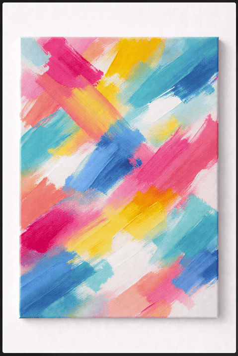 Expressive Brush Stroke Abstract