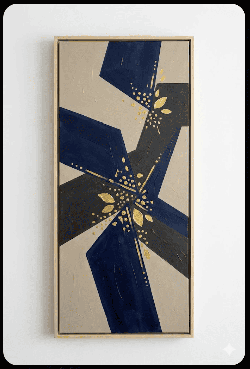 Gold Accent Abstract