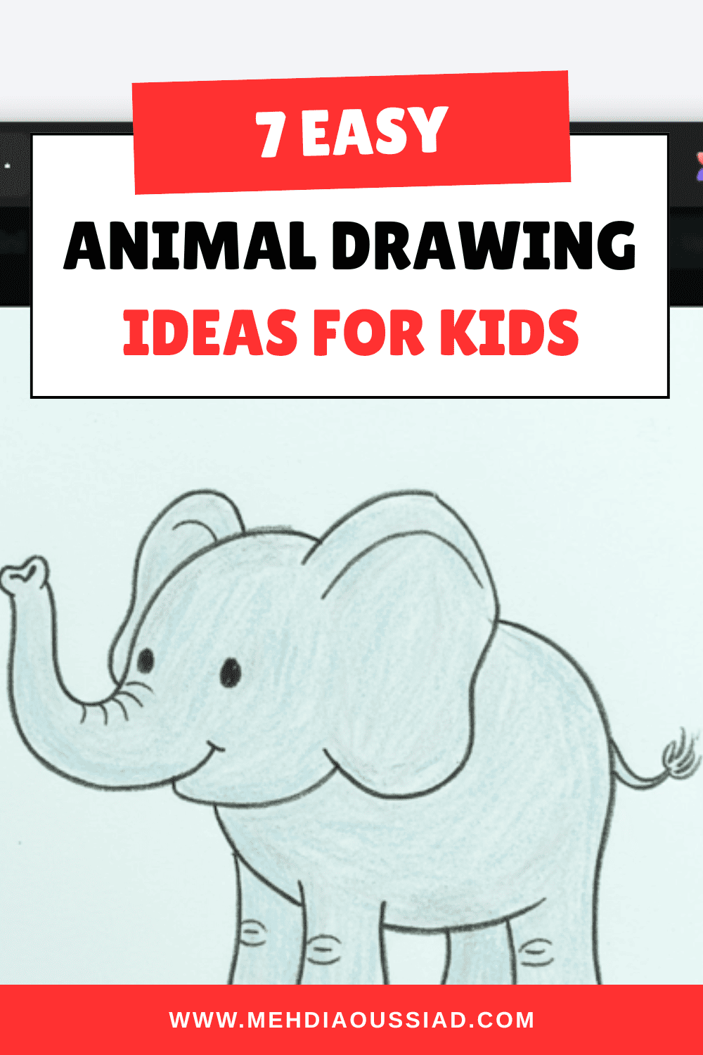 animal drawing ideas for kids