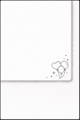 Balloon Corner Doodle