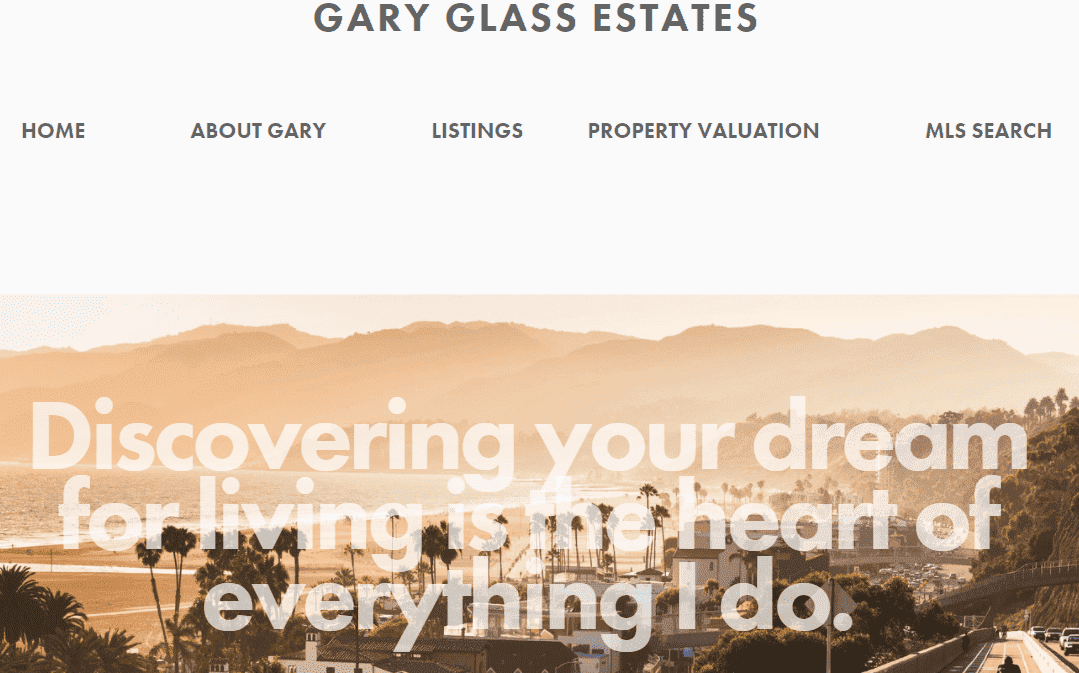 squarespace real estate website example