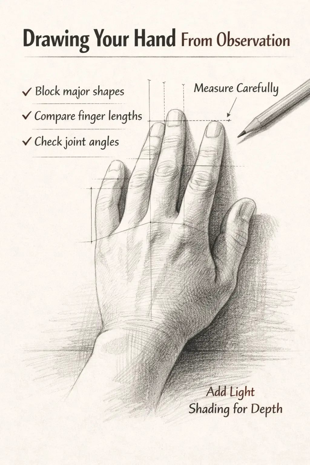 Drawing Your Hand From Observation