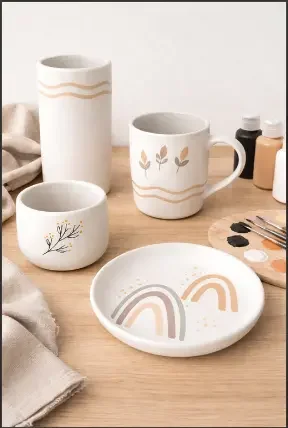 Minimalist Pottery Painting Ideas for Beginners