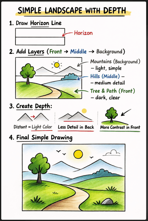 13 Drawing Ideas for Beginners That Build Skills