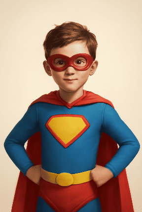 Personalized Superhero Portrait