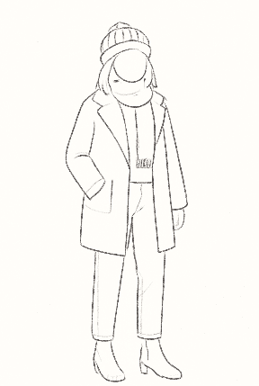 Seasonal Outfit For Autumn Or Winter