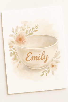 Personalized Name or Quote Bowl