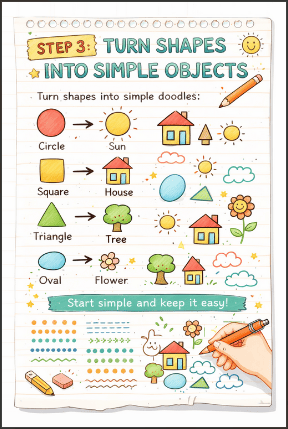 Turn Shapes Into Simple Objects