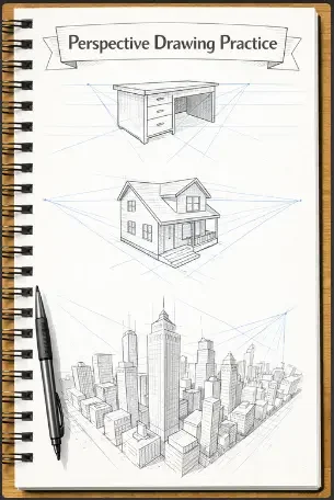 Perspective Drawing Practice