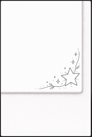Star Corner Doodle