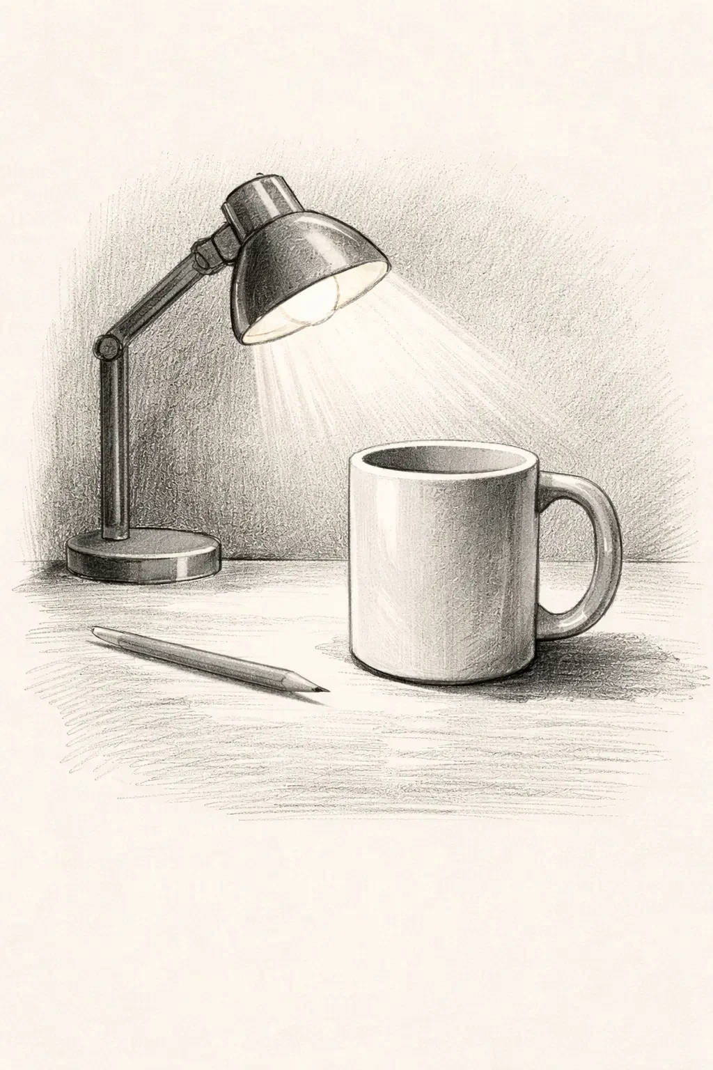 Single Object Still Life Drawing Idea