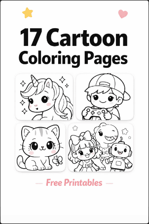 Cartoon Coloring Pages