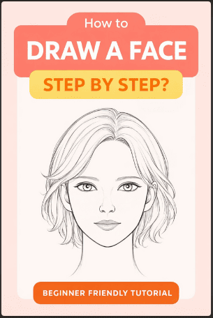 how to draw a face