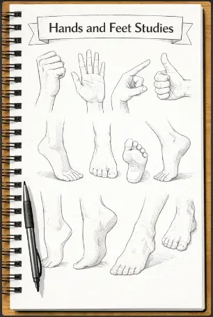 Hands and Feet Studies