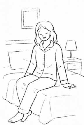 Cozy Pajamas And Bedroom Setting